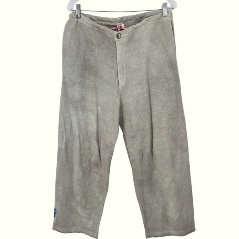 The People of the Labyrinths Hand Dyed Cotton Barrel Pants Made in Holland Large